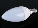 E14 White LED Ceramic Cuspidal Energy-saving Lamp